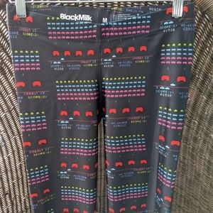 Blackmilk Space Invaders leggings